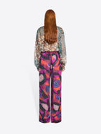 Elasticated Moirﾨﾦ Pants